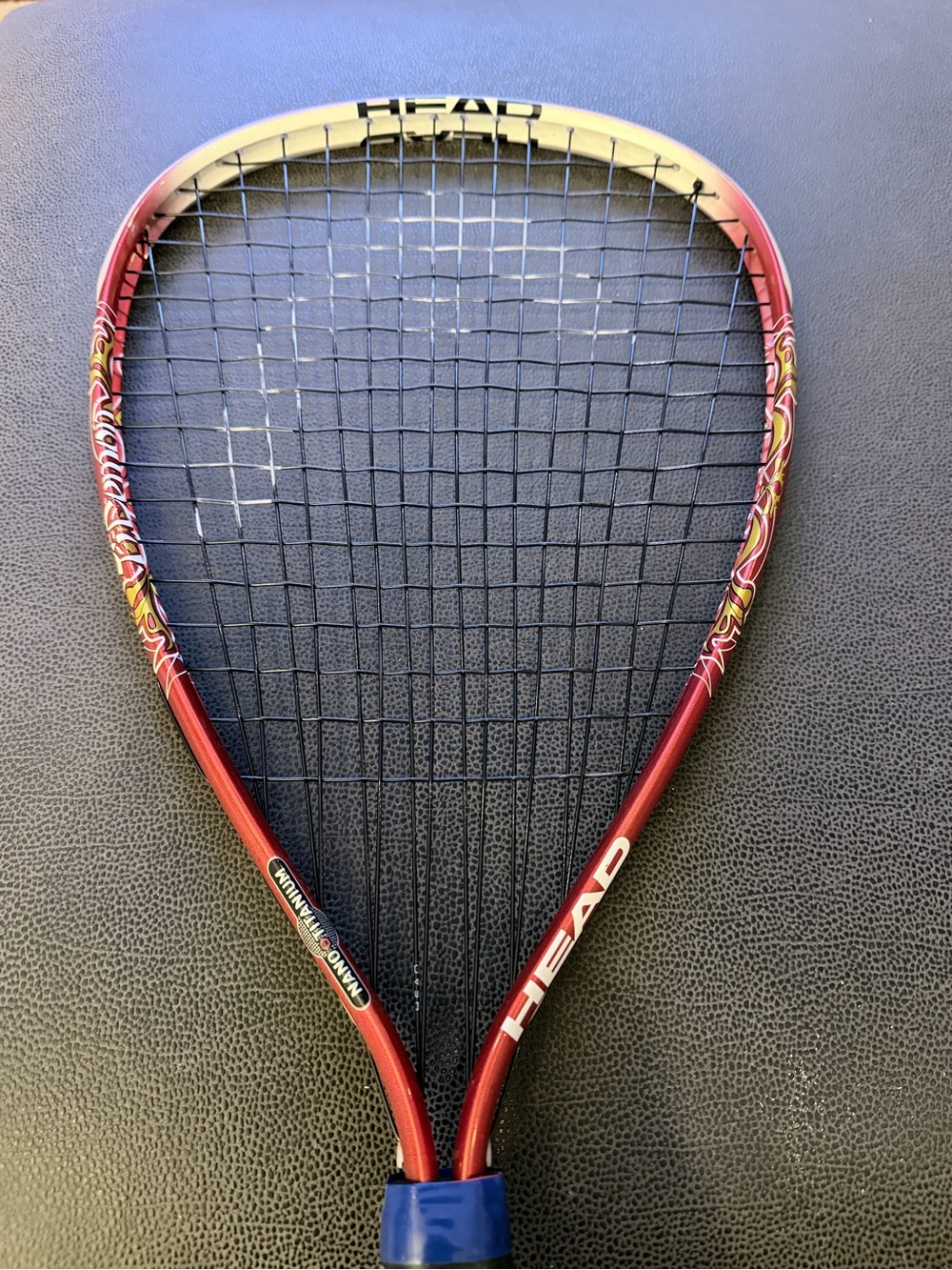 Blue and Yellow Racketball Racket - Picture 5 of 7